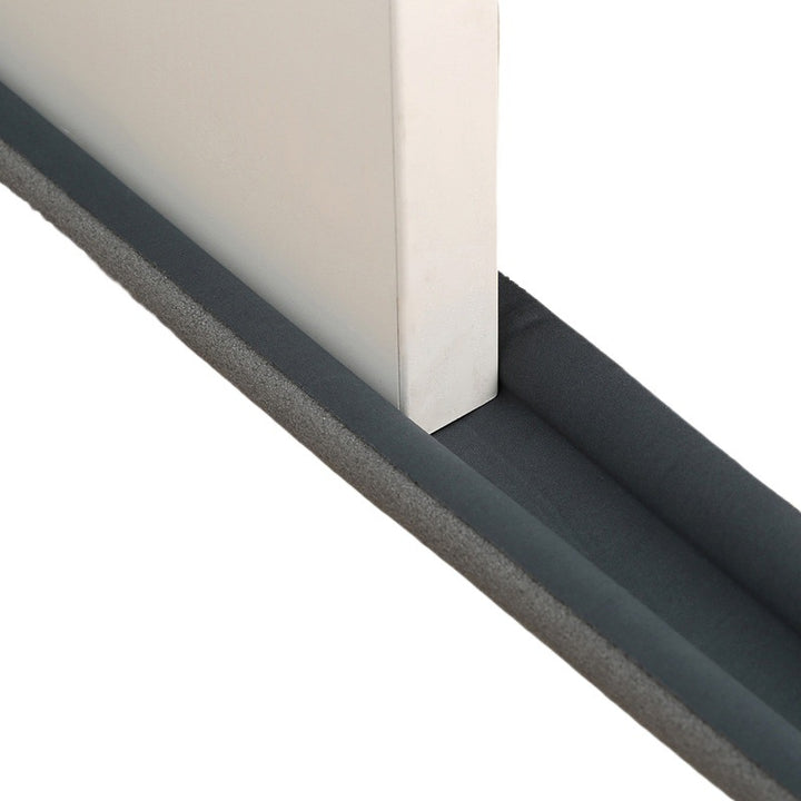 Leather door sill seal, 93 cm, double-sided