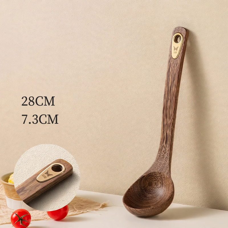 Wooden cooking utensils, various shapes