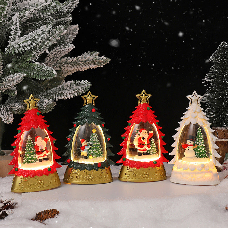 Decorative Christmas crystal light with light and music