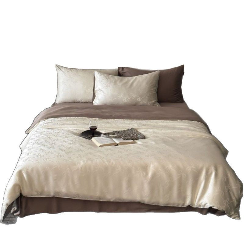 Bedding set made of Lyocell, 4-piece, summer