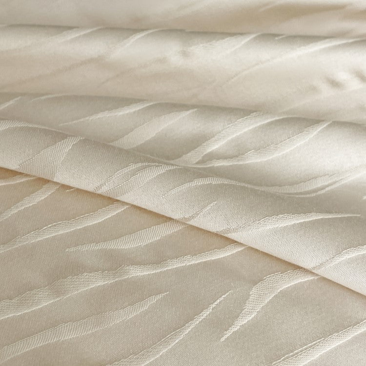 Lyocell bedding set, 4-piece, satin jacquard