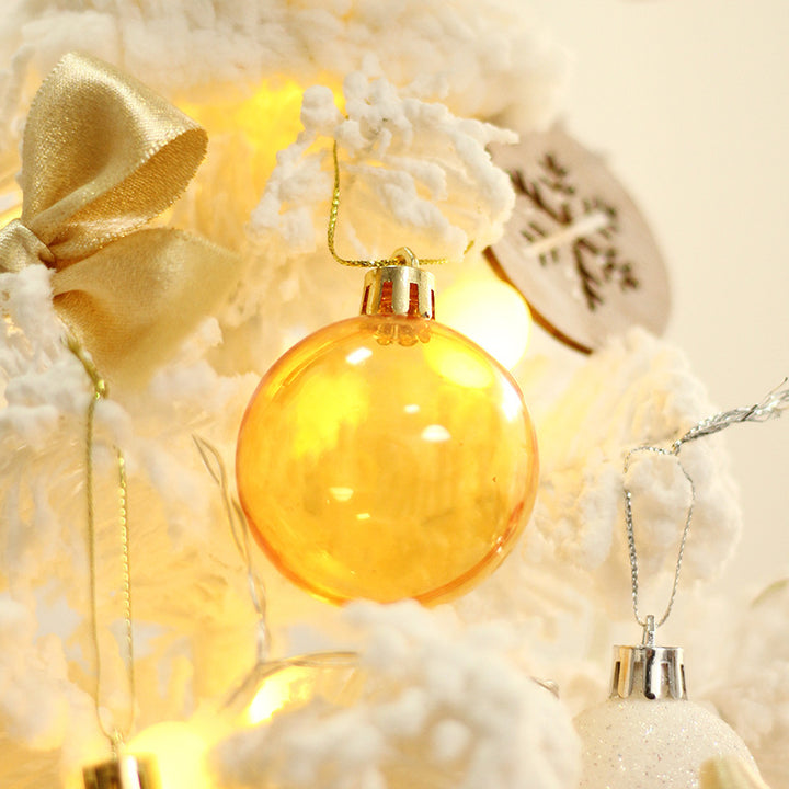 Flocked Mini LED Christmas Tree, 50 cm