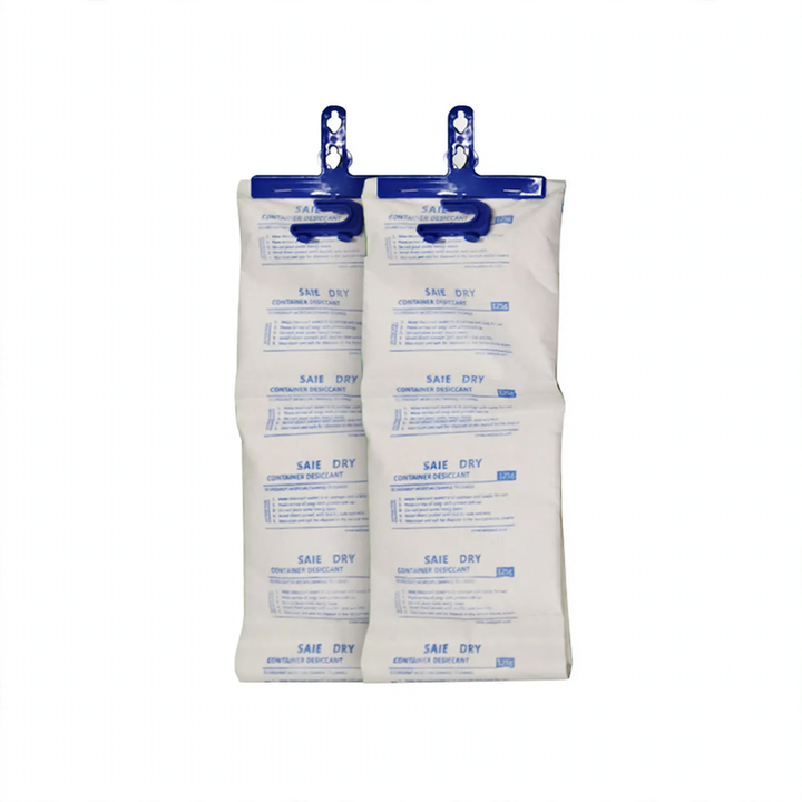 Calcium chloride desiccant for containers