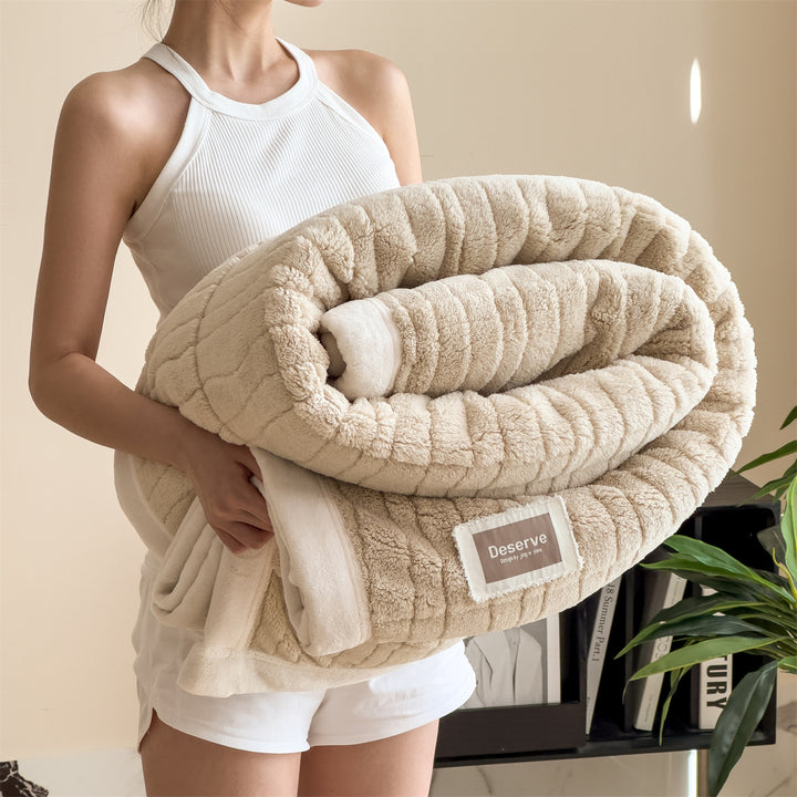Milk fiber throw blanket, 100–200 cm, four seasons