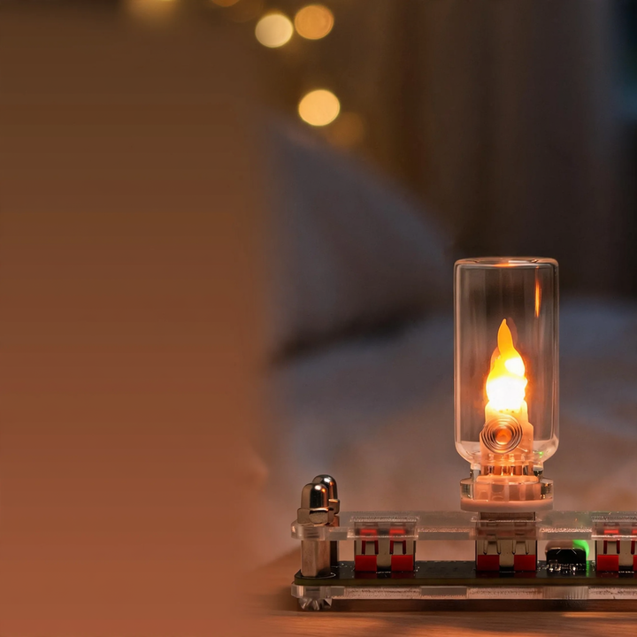 LED flame light with USB connection
