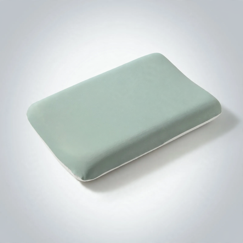 All-season neck pillow with gel and memory foam