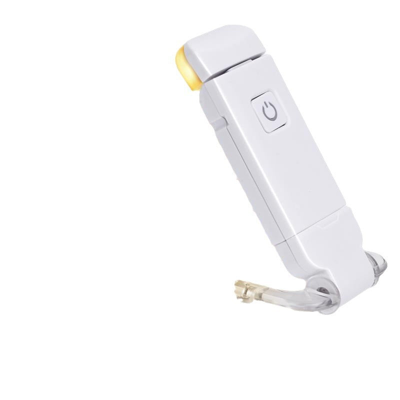 Portable USB LED clamp light, foldable