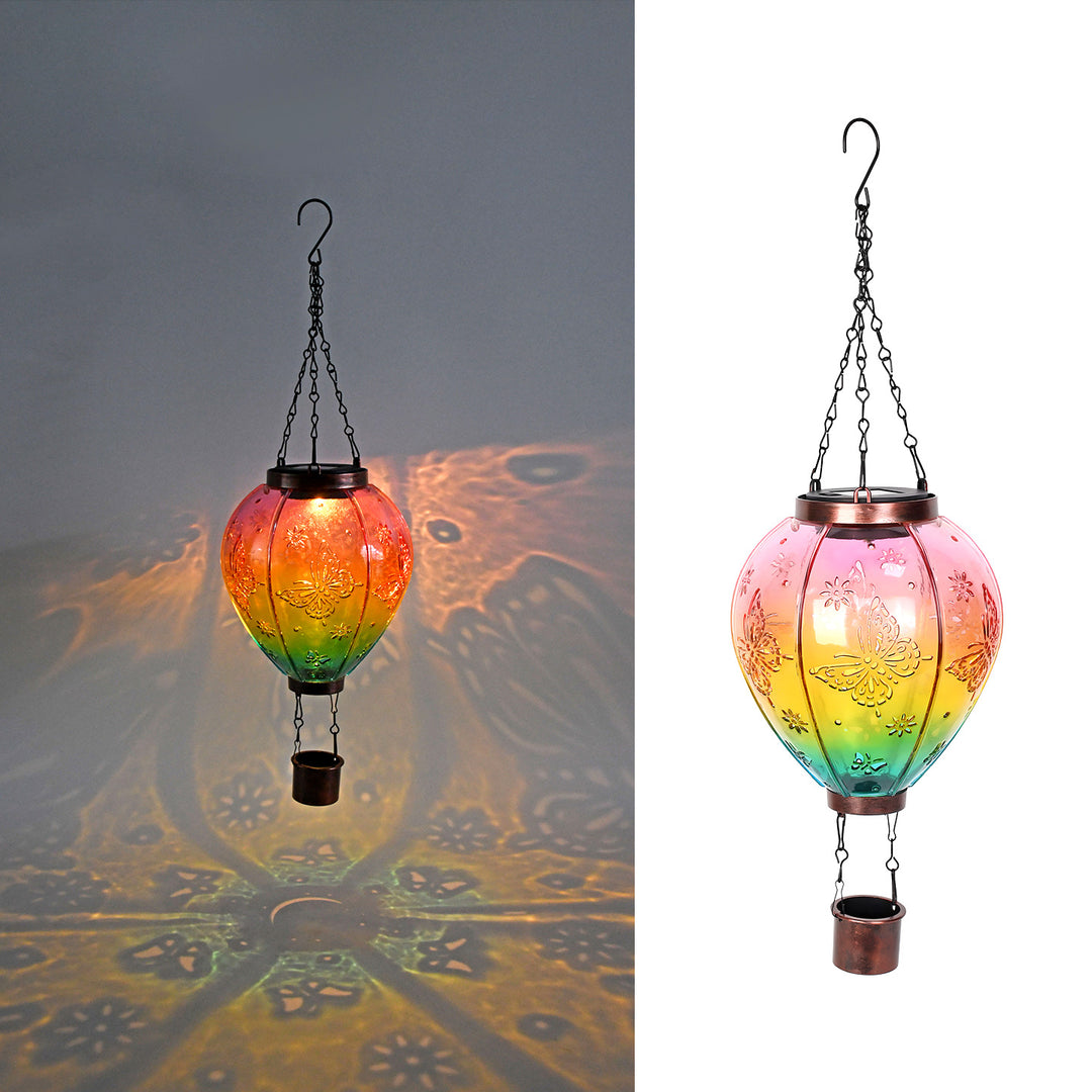 Solar Birdbath in Hot Air Balloon Design