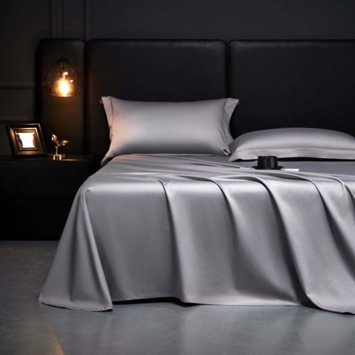 Bed sheet made of long-staple cotton, satin