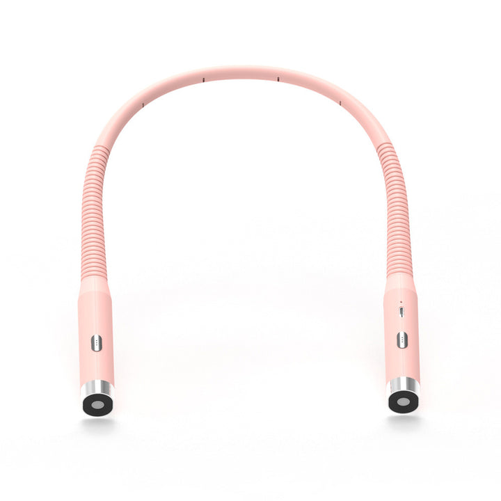USB-rechargeable LED neck reading lamp