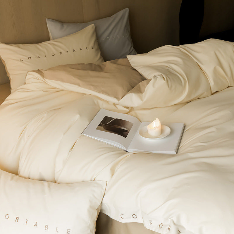 Cotton bedding set, brushed, winter