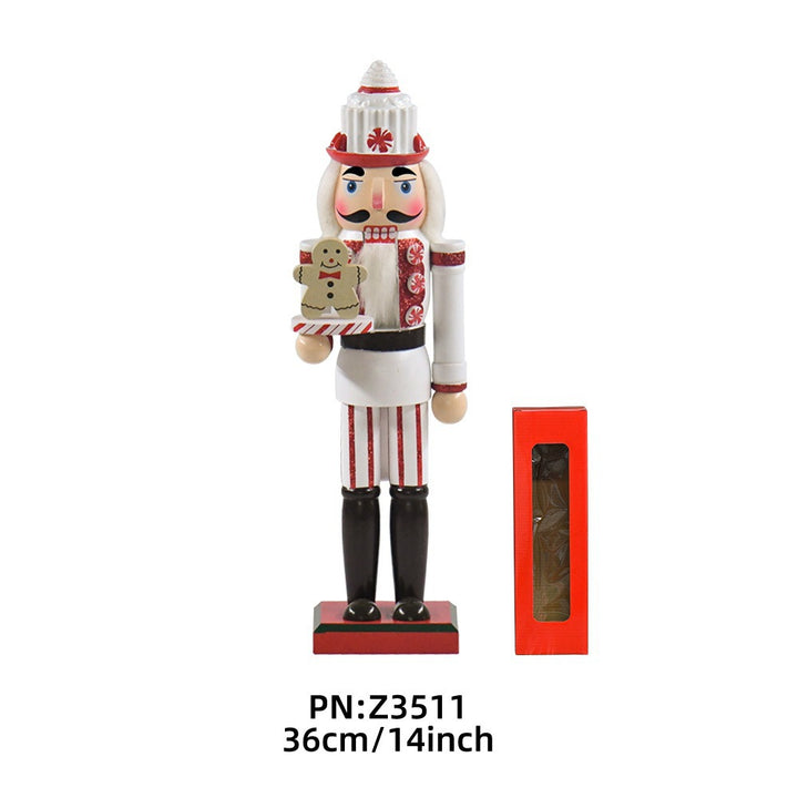 Nutcracker decorative figure, wood, 35 cm