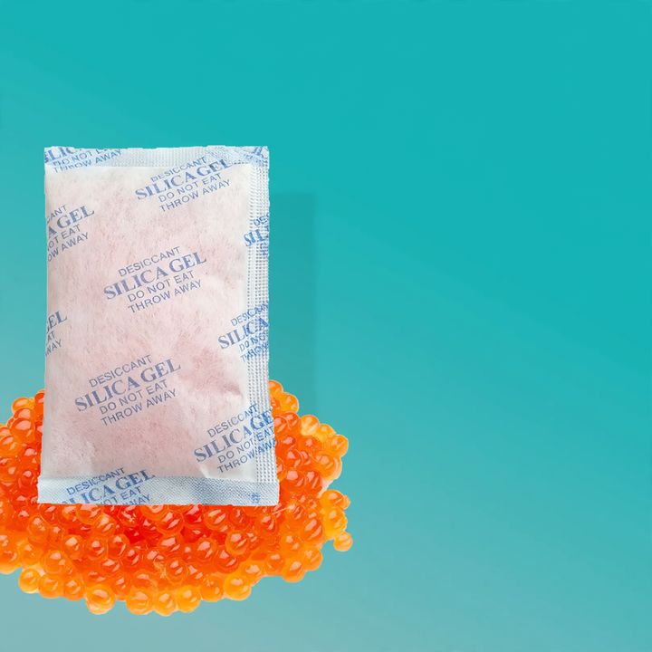 Color-changing silicone desiccant