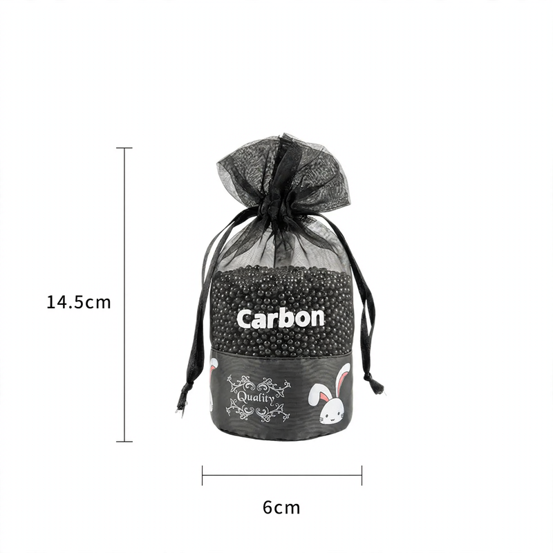 Activated carbon bags for odor neutralization and moisture absorption