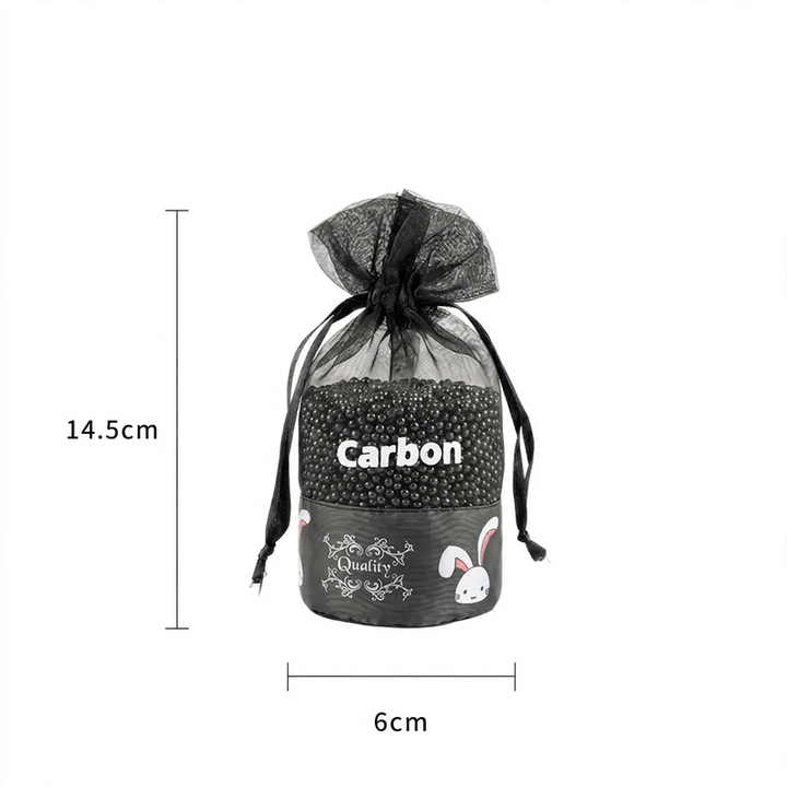 Activated carbon bags for odor neutralization and moisture absorption