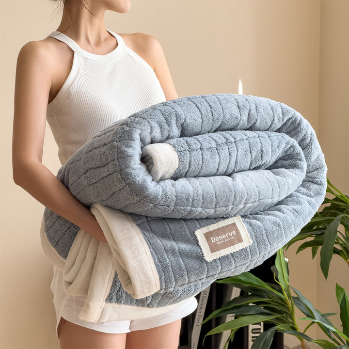 Milk fiber throw blanket, 100–200 cm, four seasons