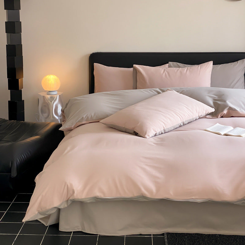 Long-staple cotton bedding set, four pieces