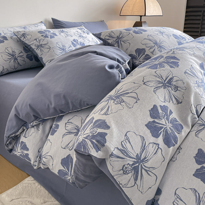 Warm bedding with 3-layer fabric, 4-piece