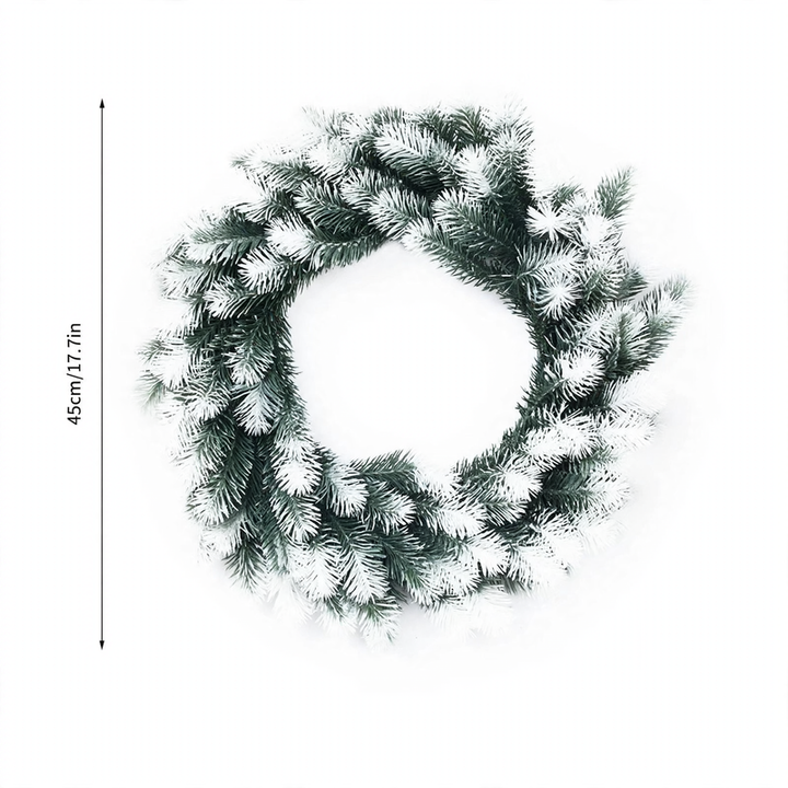 Artificial Christmas wreath made of plastic, 10-30 cm