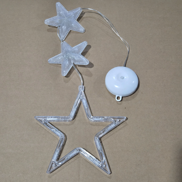 LED window decoration light with suction cup