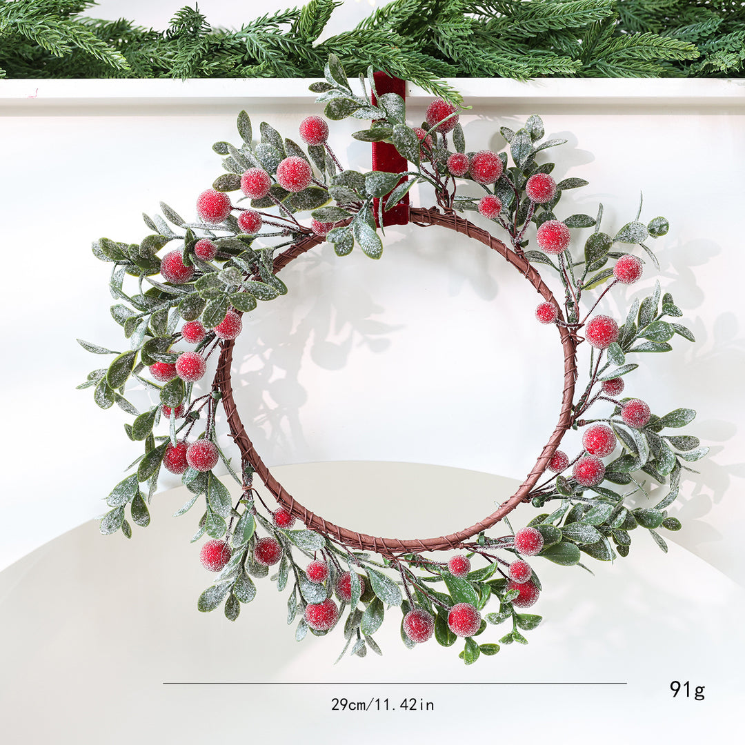 Decorative Christmas wreath for door and window