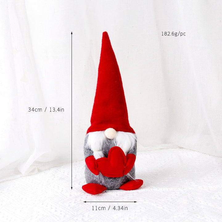 Christmas elf figure, decorative fabric doll