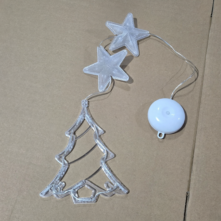LED window decoration light with suction cup