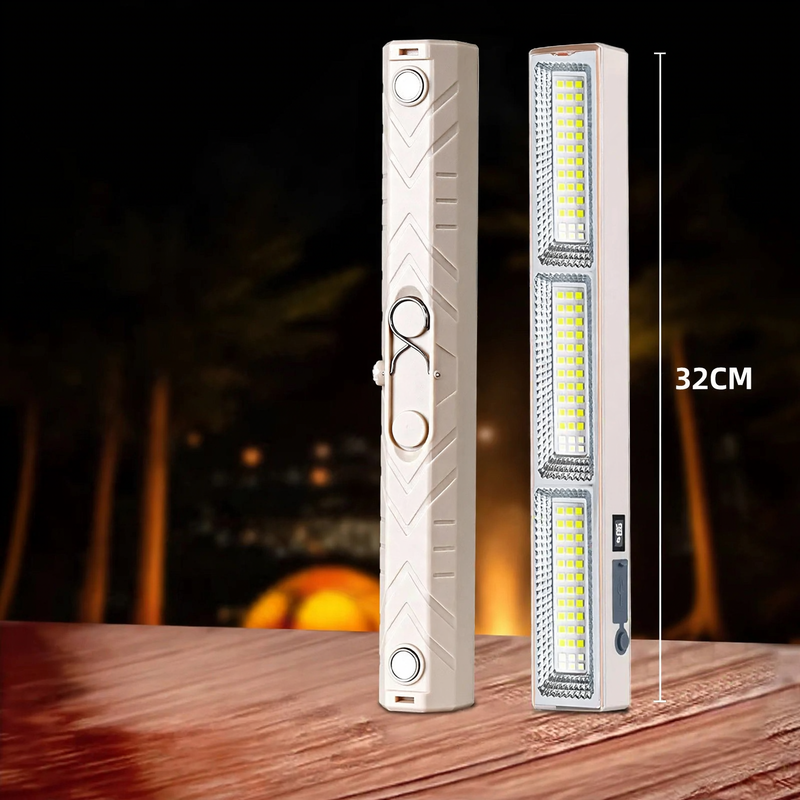 LED camping lamp with battery and emergency light function