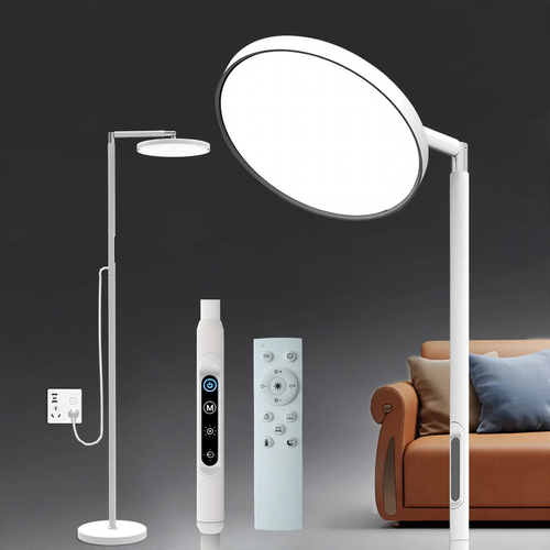 SAD LED floor lamp, 165 cm, height adjustable