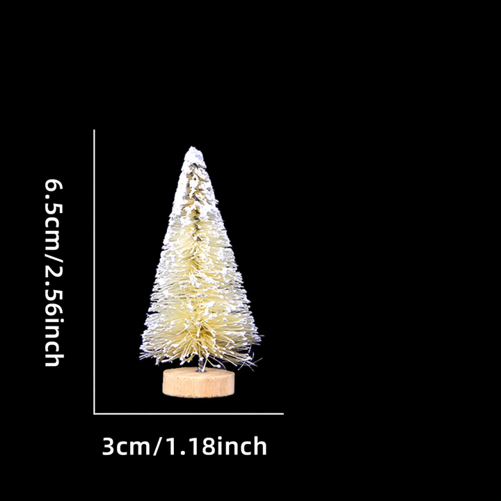 Mini Christmas tree made of sisal, table decoration