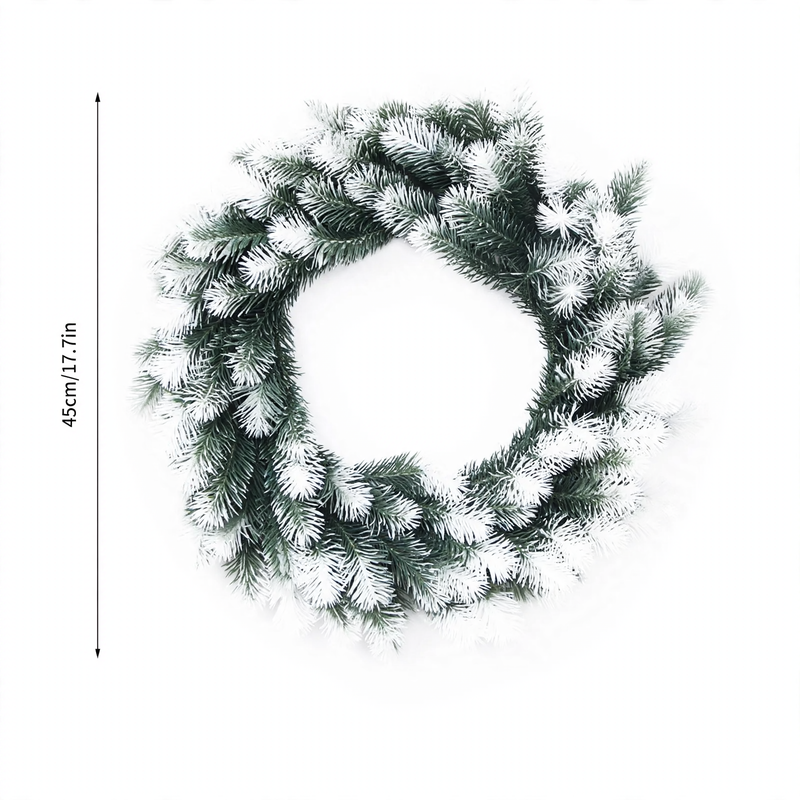 Artificial Christmas wreath made of plastic, 10-30 cm