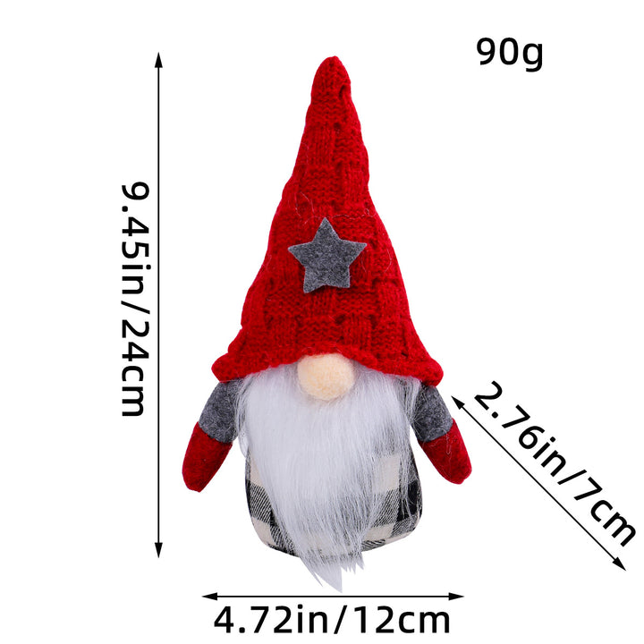 Christmas Elf with Star Hat, Fabric Figure