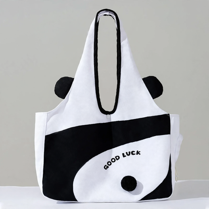 Canvas pet bag, head up