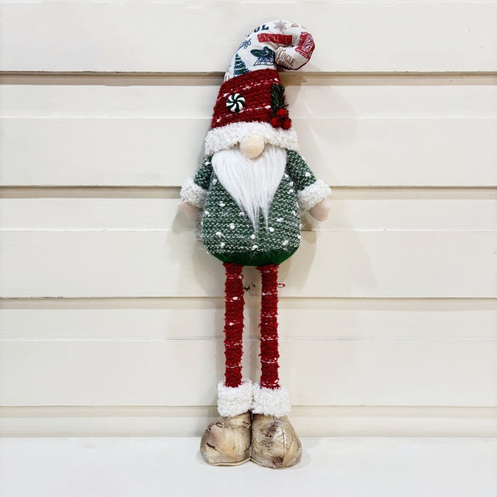 Adjustable elf figure for Christmas decoration