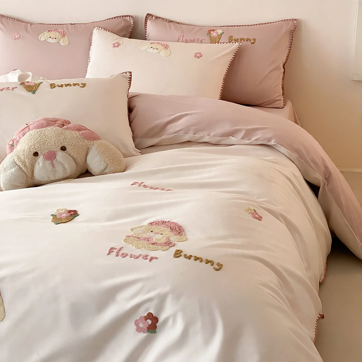 Cotton bedding set, cartoon pattern