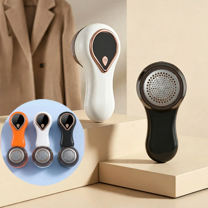 Portable lint remover with battery