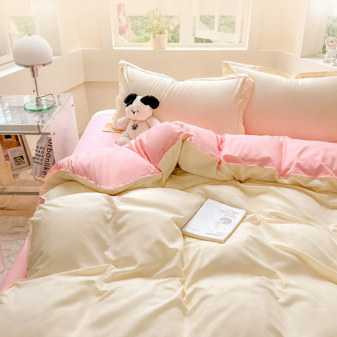 Bedding set made of cotton, soft and breathable