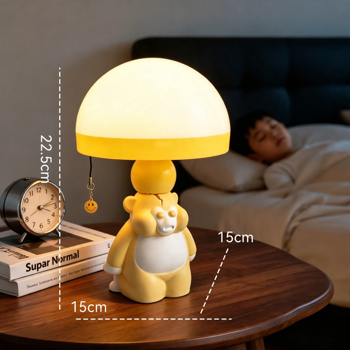 Cartoon Monkey Night Light with Pull Cord