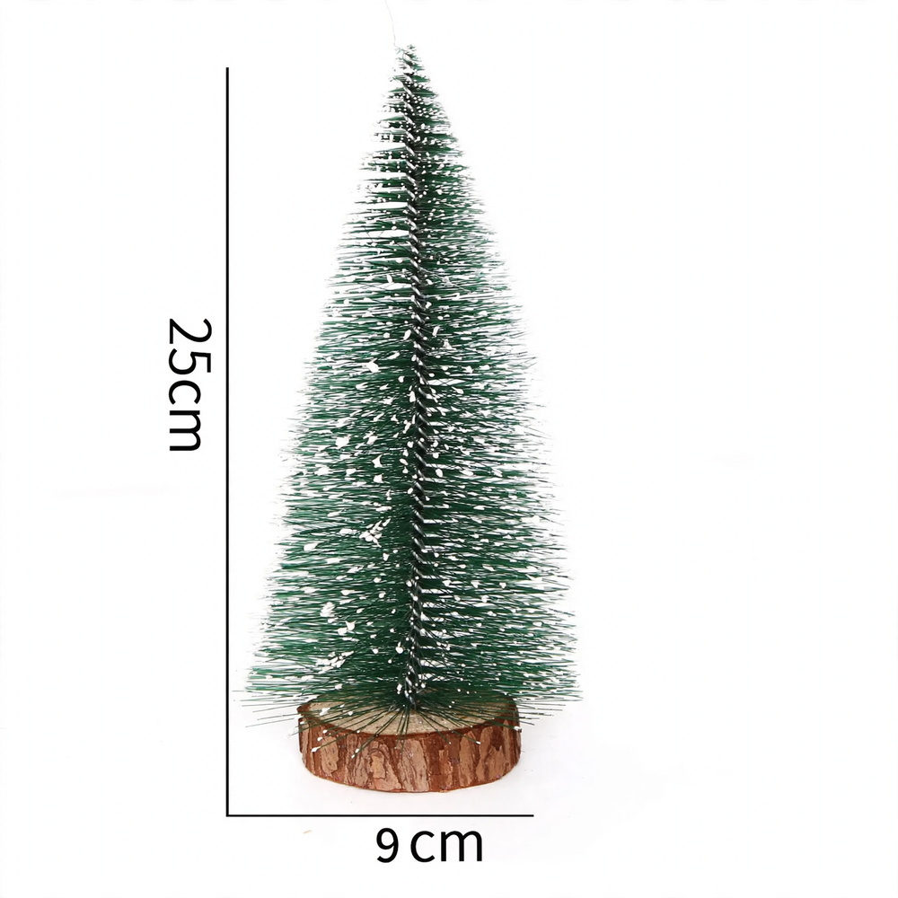 Mini Christmas tree made of pine needles