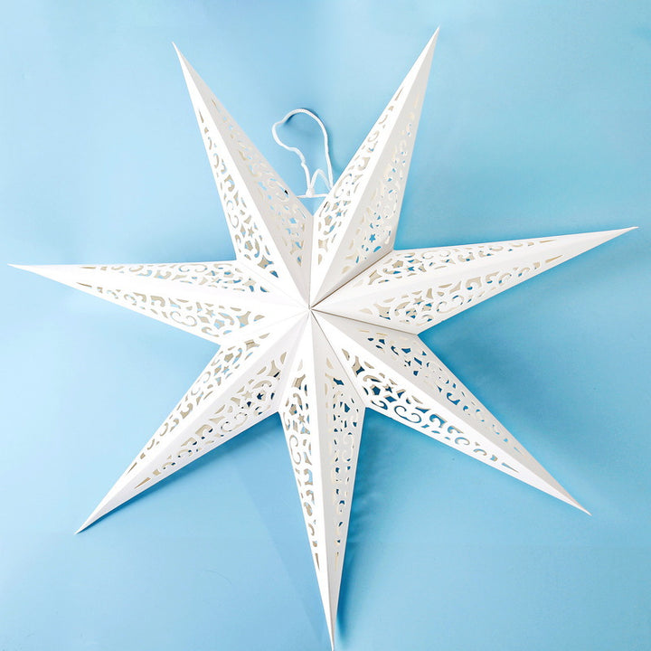 Decorative 7-point paper star, 60 cm