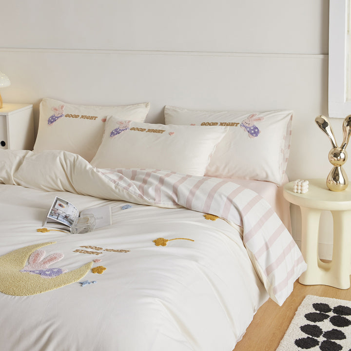 Children's bedding set, cotton, cartoon pattern