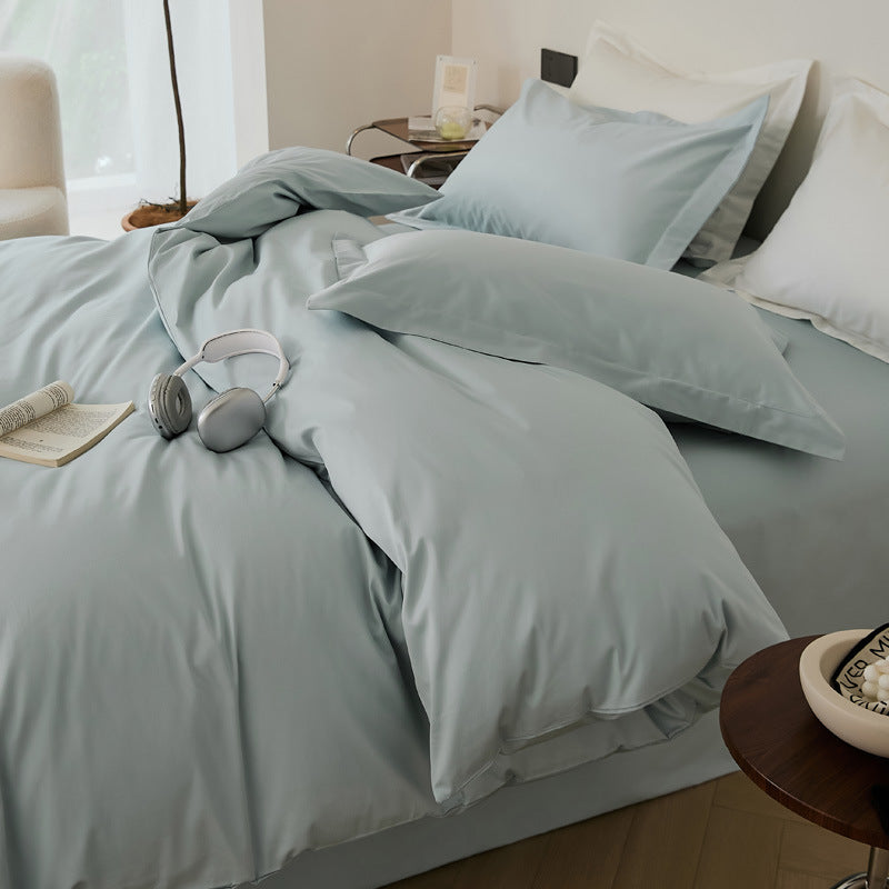 Long-staple cotton bedding, pure colors