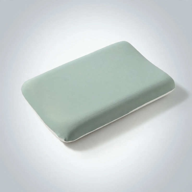 All-season neck pillow with gel and memory foam