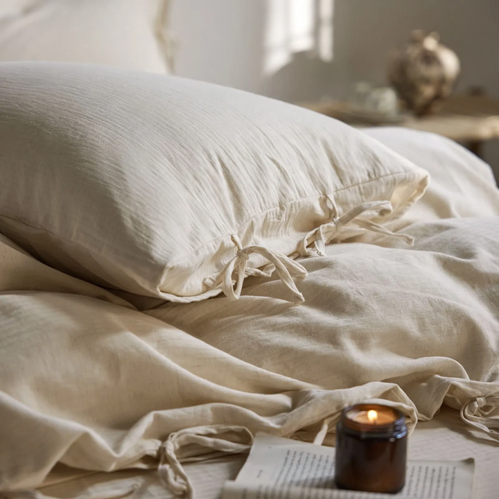 Cotton bedding set, Japanese style, simple