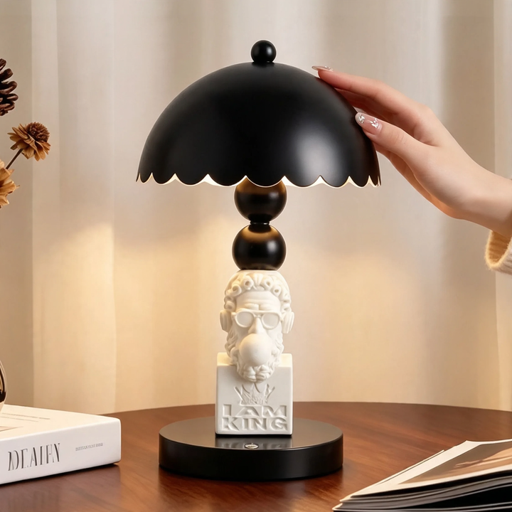 Figures table lamp, resin, model ZHTJ038