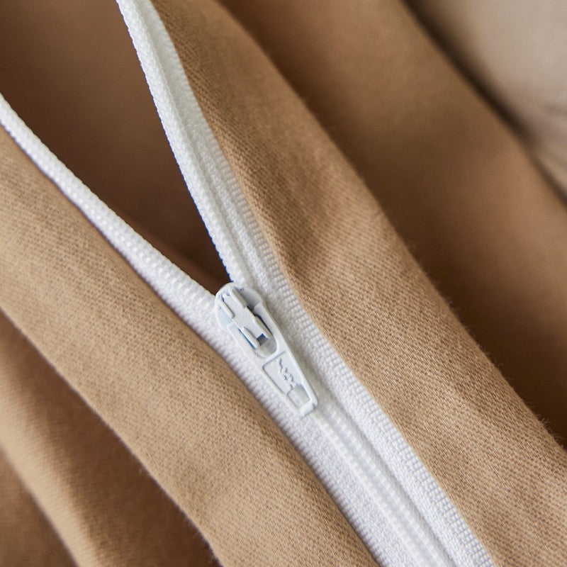 Warm bedding set, long staple cotton, brushed, 4-piece