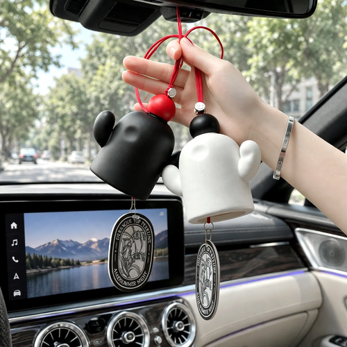 Cactus car air freshener with fragrance function, triangular