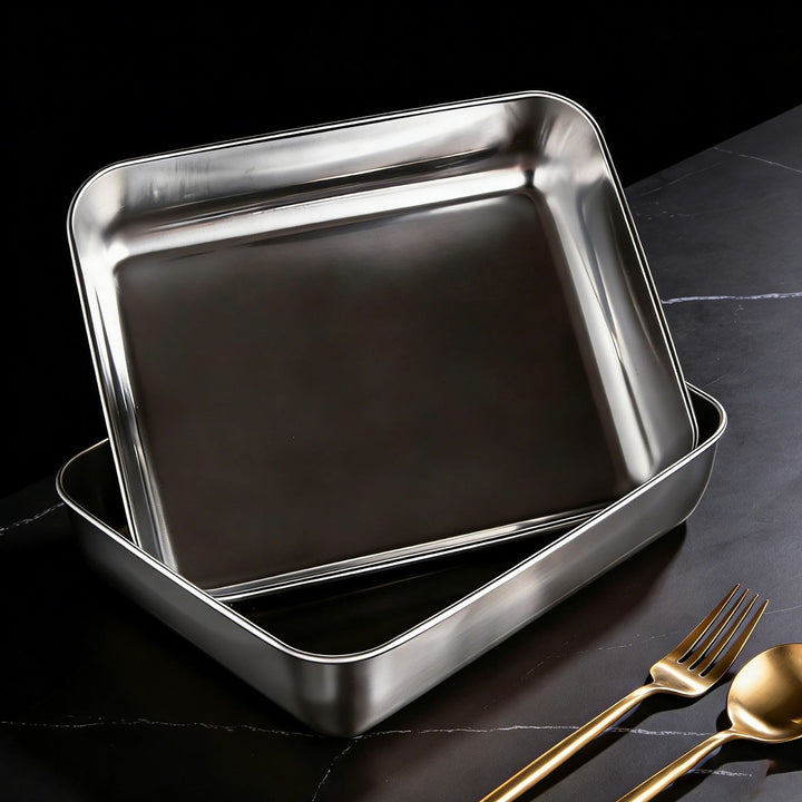 Stainless steel sheet rectangular, 304 steel, 20–41 cm