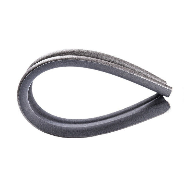 Door bottom seal made of foam or faux leather