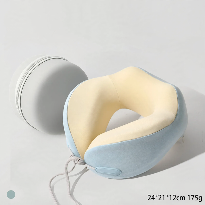 U-shaped neck pillow made of memory foam, portable